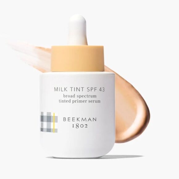 Beekman 1802 Milk Tint SPF 43 Primer Serum- medium- 1fl/oz- 30ml- NIB! - Picture 1 of 13